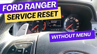 Ford Ranger service reset [upl. by Caro]