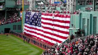 2009 Red Sox Home Opener Ceremony [upl. by Analahs]