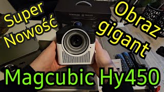 Test projektora Led Magcubic HY450 i porównanie z Magcubic hy350 [upl. by Pentheam]