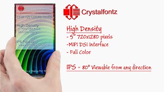 5quot 720x1280 MIPI DSI IPS TFT Display  ILITEK ILI9881C Controller  High Density Display [upl. by Cuthbertson]