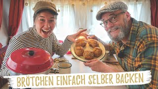 Brötchen schnell selber backen  Einfach amp mega lecker aus dem Campingbackofen [upl. by Enyallij]