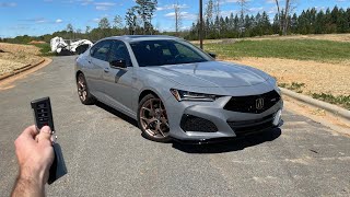 2024 Acura TLX Type S Start Up Exhaust Test Drive Walkaround POV and Review [upl. by Norrag]