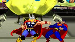 DC vs Marvel  Thor vs Superman [upl. by Nrehtac]