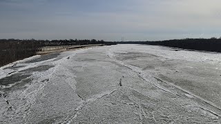 Bonfire On An Iceberg 2022 Icy Delaware River Fun  NNKH [upl. by Neuburger31]