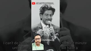 SRK MOTIVATIONAL SPEECH motivation srkmotivational shrk bollywood shahrukhkahn srkfan [upl. by Kyd]