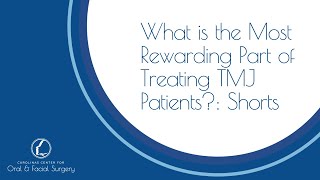 What is the Most Rewarding Part of Treating TMJ Patients  Shorts [upl. by Jane]