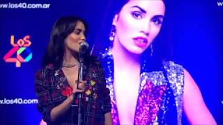 Lali  Boomerang acústico en Los 40 Básico [upl. by Aiksa742]