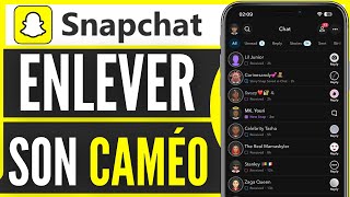 Comment Enlever Son Caméo Sur Snap 2024 [upl. by Idnam712]