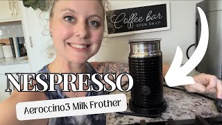 DEMO amp Thoughts on Nespresso Milk Frother [upl. by Hola]