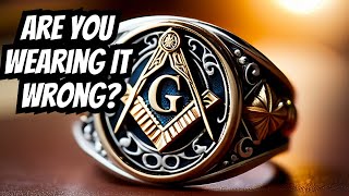 This will CHANGE the way you wear your Masonic Ring FOREVER [upl. by Laddy186]