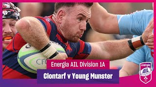 Clontarf v Young Munster  EnergiaAIL Highlights Mens Div 1A Rd 6 [upl. by Enicul]