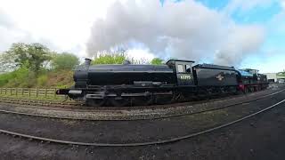 NYMR  Q6 and J27 double head and coal cam at Grosmont MPD [upl. by Tutto492]