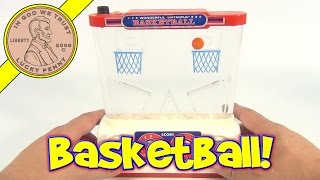 Tomy Wonderful Waterful Basketball 1977  Classic Handheld Water Toy Game [upl. by Aprilette463]