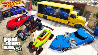 GTA 5  Stealing HOTWHEELS CARS with Franklin Real Life Cars 118 [upl. by Tnerb]