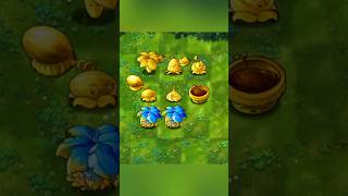 All PVZ Fusion Golden Plants plantsvszombies pvz memes shorts [upl. by Gnilsia]