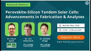 PerovskiteSilicon Tandem Solar Cells Advancements in Fabrication and Analyses [upl. by Anierdna]