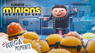 Best Of Minions Rise Of Gru 🦹  Minions The Rise Of Gru  Compilation  Movie  Mega Moments [upl. by Ecnahc]