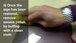 How to polish a brass plaque or sign [upl. by Obadias415]