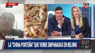 VIVIÓ 18 AÑOS EN ARGENTINA Y VENDE EMPANADAS EN CHINA [upl. by Zorina583]