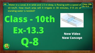 Ex 133 Q8 Class10  Surface Area And Volume  Class10 Math  Class10 Ex 133 Q8  Green Board [upl. by Annaicul]