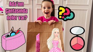 Kız Makyaj videosu Ada’nın çantasında neler var Barbie Makyaj OyunlarıPlay with make up [upl. by Sheldon]