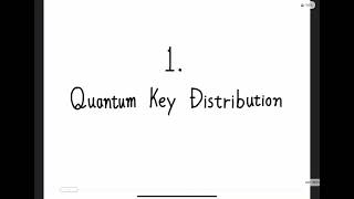 양자정보 기초 81 Quantum Key DistributionQKD BB84 Protocol [upl. by Yuri]