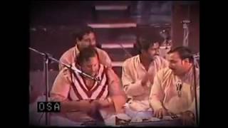 Ustad Nusrat Fateh Ali Khan Qawwal  Mere Mann Ki Lagan ALI MOLA AS  Birmingham 1983 [upl. by Aneehta941]