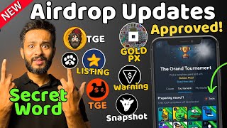 Major Airdrop Listing Confirmed  Not Pixel GOLD PX Tournament  Goats Airdrop Snapshot and TGE [upl. by Laird]