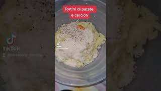 TORTINI PATATE E CARCIOFI ingredienti e procedimento in descrizione [upl. by Denman]