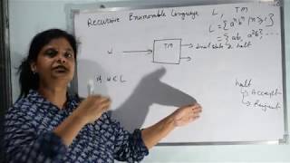 511 Automata  Recursive and Recursive Enumerable Language  Dr Pushpa Choudhary Hindi [upl. by Conlin]