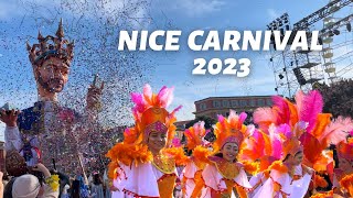 Carnaval de Nice  Big 150th Anniversary Parade  4K [upl. by Cocks]