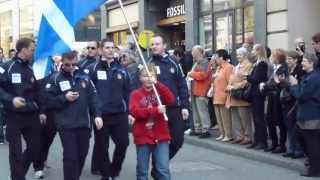 Curling WM 2012 in Basel Eröffnungsparade [upl. by Oremodlab]