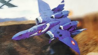 VF22 Fighter au 1144 de Yellow Submarine Macross VFX [upl. by Yeclehc]