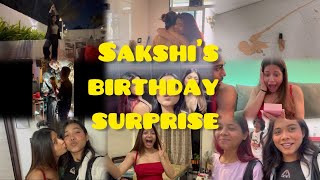 MY FIRST VLOG  Sakshi Shrivas BIRTHDAY SURPRISE  Manali shrivas  Shrivas sisters [upl. by Fayola]