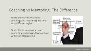 Coaching amp Mentoring [upl. by Bodrogi]