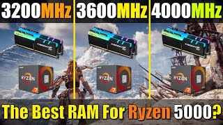 3200MHz vs 3600MHz vs 4000MHz  Best RAM for Ryzen 5000 [upl. by Einor]