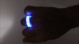 Make LED finger ring at home [upl. by Lazar]