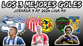 LOS 3 MEJORES GOLES DE LA JORNADA 9 APE 2024 [upl. by Sibilla]