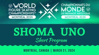 SHOMA UNO  1st after short program  World Montreal 2024 [upl. by Simonetta]