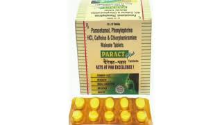 PARACT Plus Tablets Paracetamol Phenylephrine HCI Caffeine amp Chlorpheniramine Maleate Tablets [upl. by Spiegleman]