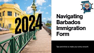 Simplified Barbados Immigration Form Guide  No Photo Upload Required Easy Stepbystep Tutorial [upl. by Parnas655]