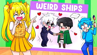 Squad Draws WEIRD SHIPS in Gartic phone [upl. by Naneik]