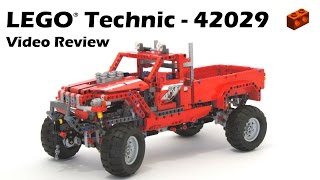 LEGO Technic 42029 Customized Pick Up Truck  Review [upl. by Omixam651]