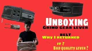 Unboxing Lever Belt  Grind gear  Affordable lever belt [upl. by Ibob]