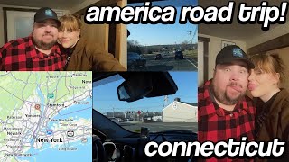 my first American road trip vlog someone almost hit my car  Connecticut USA Vlog [upl. by Jaymee275]