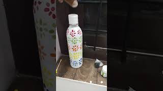 Simple bottle art ideas Craftstudioshortsfeed shortvideo shorts short shortsyoutube [upl. by Teddman]