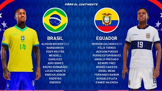 Brasil x Equador Quem Vai Garantir os Três Pontos nas Eliminatórias MELHORES MOMENTOS [upl. by Yahsel]