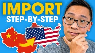 10 EASY STEPS HOW TO IMPORT GOODS FROM CHINA TO USA [upl. by Nedyrb]