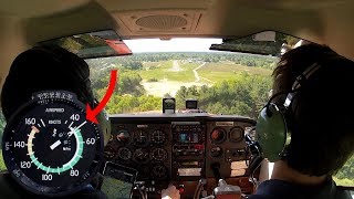 Bush Pilot Technique Cessna 172 Landing on Short Field [upl. by Adamson206]