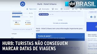 Hurb turistas não conseguem marcar datas de viagens  SBT Brasil 250423 [upl. by Dahc990]